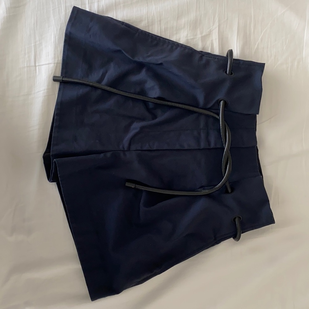 3.1 phillip lim origami pleated shorts navy